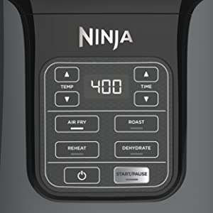 ninja air fryer control panel